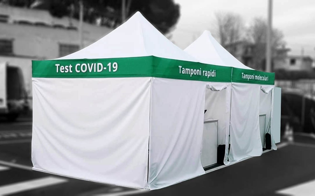 Gazebo per test covid