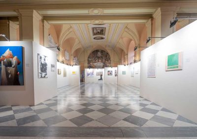 Allestimento mostra Triennale d’arte Roma